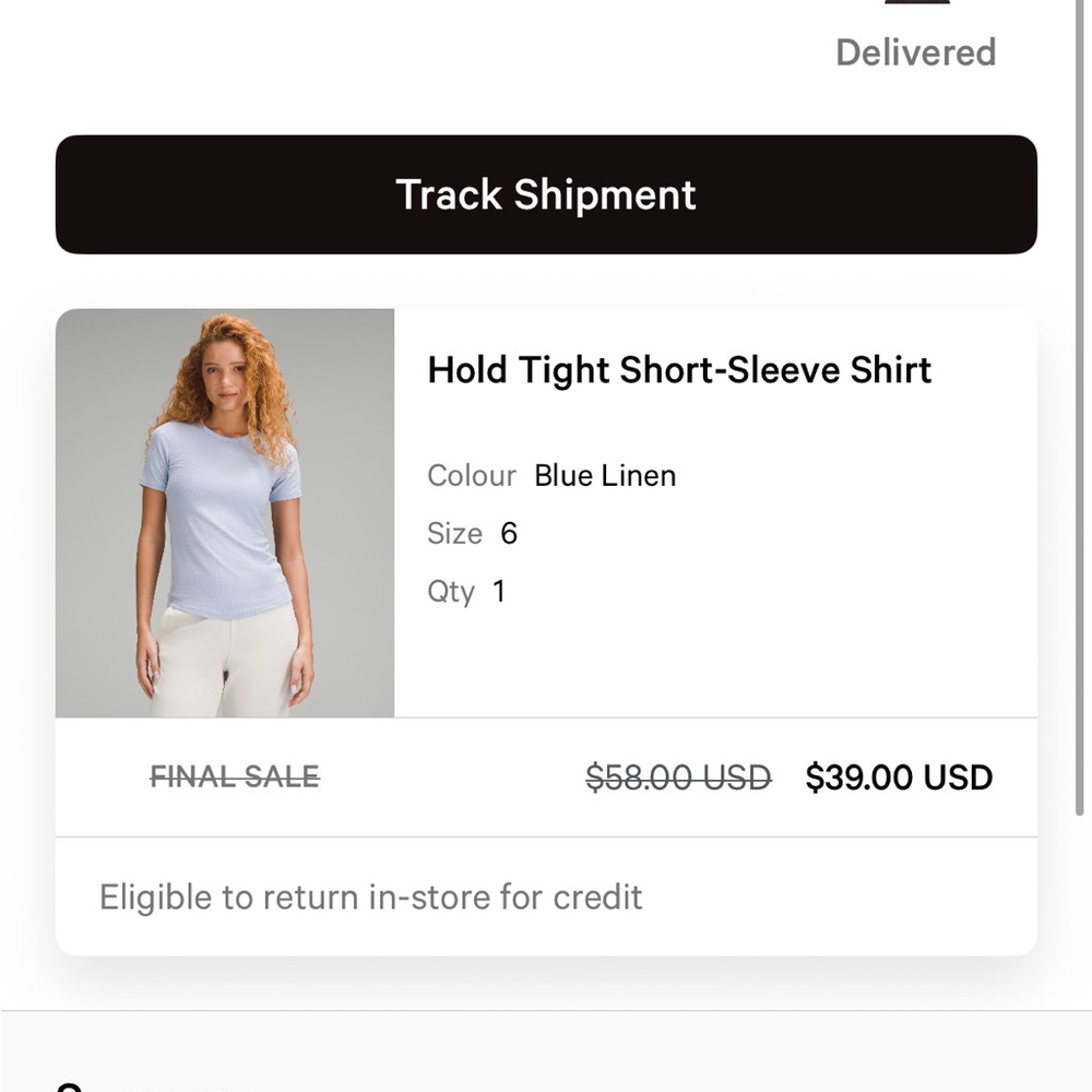 Lululemon Hold Tight Short Sleeve Tee - Picture 4 of 4